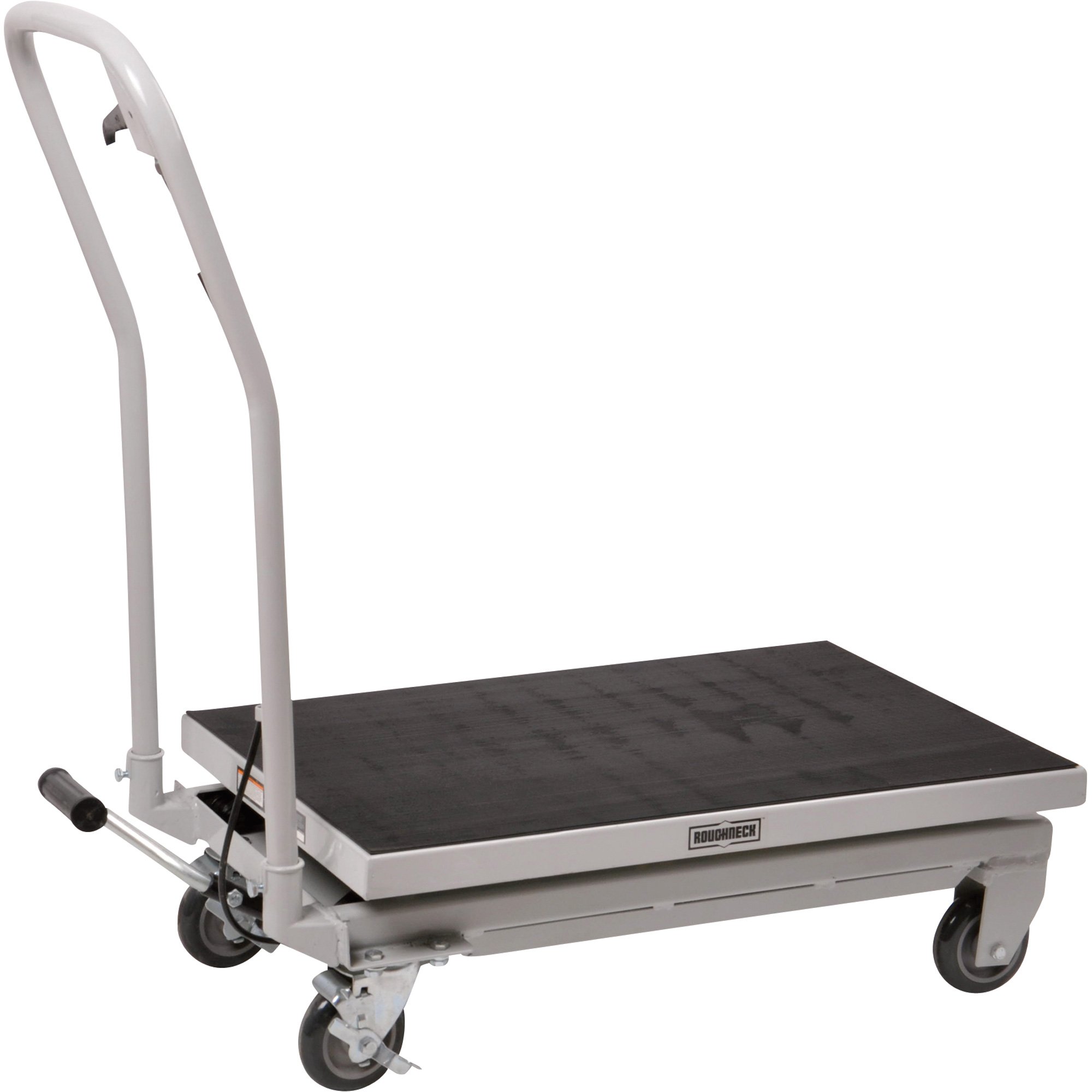 Roughneck Hydraulic Table Cart — 500-Lb. Capacity